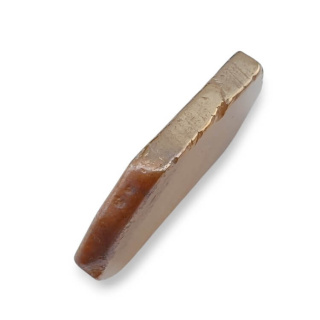 Titanium agate slice with hole 35x26 mm no 304