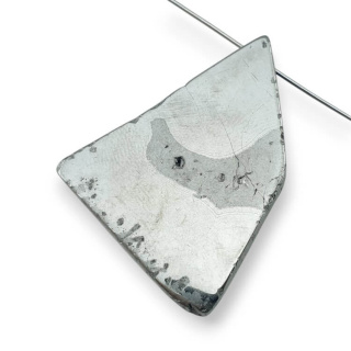Titanium agate slice with hole 35x28 mm no 163