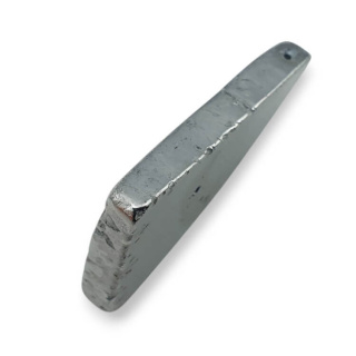Titanium agate slice with hole 35x28 mm no 163