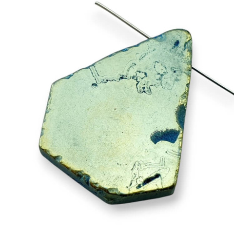 Titanium agate slice with hole 35x28 mm no 72 Titanium agate slice with hole 35x28 mm no 72