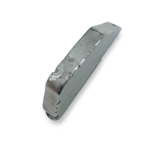 Titanium agate slice with hole 36x23 mm no 139 Titanium agate slice with hole 36x23 mm no 139