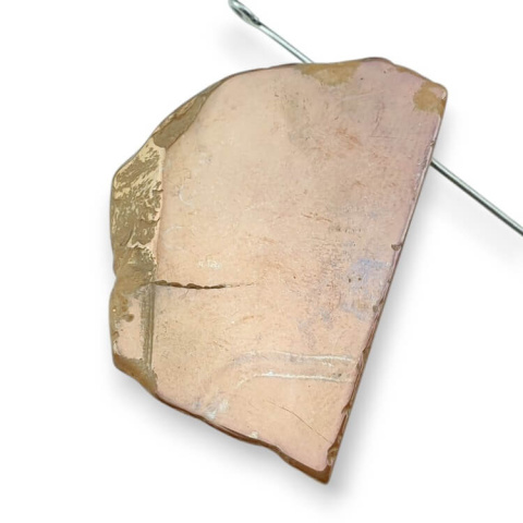 Titanium agate slice with hole 36x25 mm no 338 Titanium agate slice with hole 36x25 mm no 338