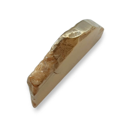 Titanium agate slice with hole 36x25 mm no 338 Titanium agate slice with hole 36x25 mm no 338