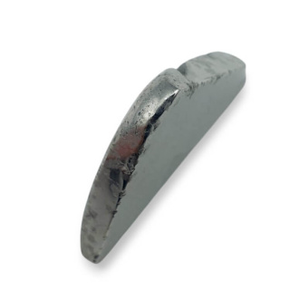 Titanium agate slice with hole 36x26 mm no 153