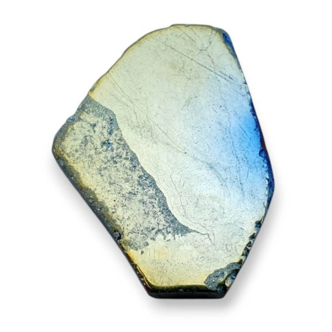 Titanium agate slice with hole 36x27 mm no 97 Titanium agate slice with hole 36x27 mm no 97
