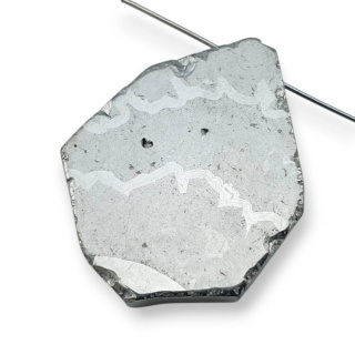 Titanium agate slice with hole 36x28 mm no 182