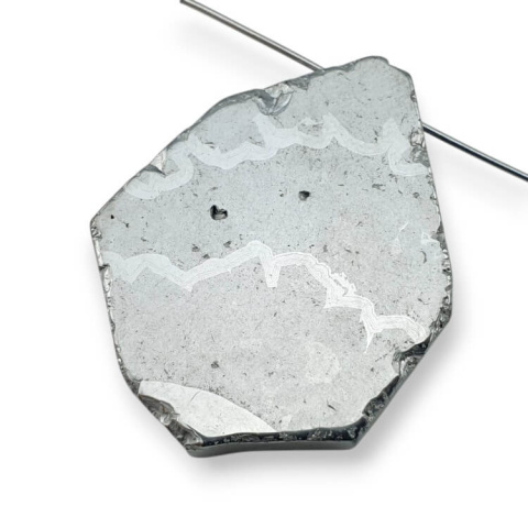 Titanium agate slice with hole 36x28 mm no 182 Titanium agate slice with hole 36x28 mm no 182
