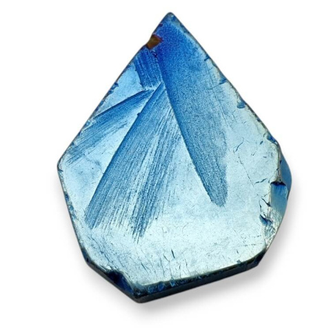 Agate titanium slice with hole 36x28 mm no 77 Agate titanium slice with hole 36x28 mm no 77