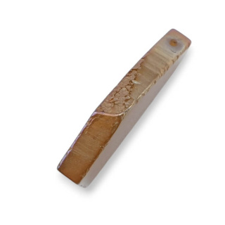 Agat tytanowy plaster z dziurką 36x29 mm nr 320