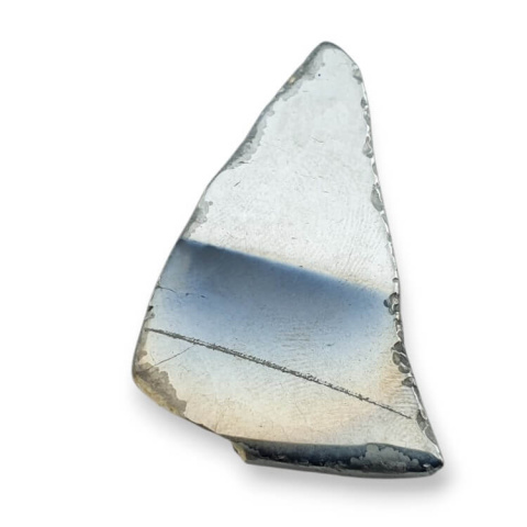 Titanium agate slice with hole 37x23 mm no 172 Titanium agate slice with hole 37x23 mm no 172