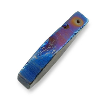 Agat tytanowy plaster z dziurką 37x26 mm nr 95