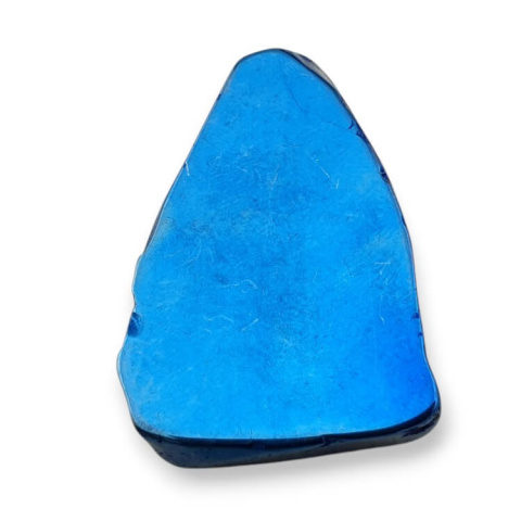 Titanium agate slice with hole 37x27 mm no 197 Titanium agate slice with hole 37x27 mm no 197