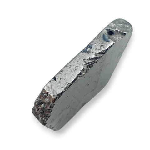 Titanium agate slice with hole 37x28 mm no 180 Titanium agate slice with hole 37x28 mm no 180