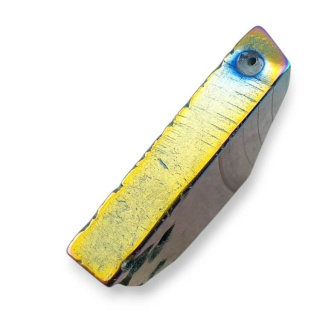 Agat tytanowy plaster z dziurką 37x28 mm nr 283