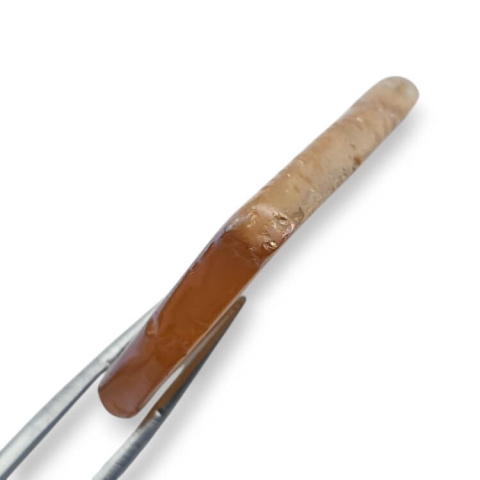 Titanium agate slice with hole 37x29 mm no 311 Titanium agate slice with hole 37x29 mm no 311