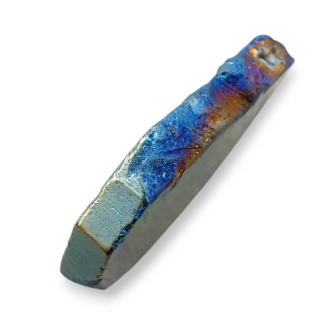 Agat tytanowy plaster z dziurką 38x24 mm nr 93