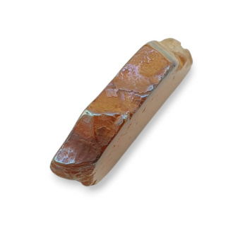 Agat tytanowy plaster z dziurką 38x26 mm nr 330