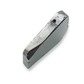 Agat tytanowy plaster z dziurką 38x27 mm nr 135