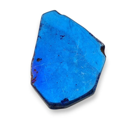 Titanium agate slice with hole 38x27 mm no 211 Titanium agate slice with hole 38x27 mm no 211