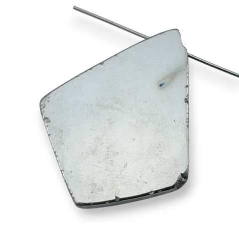 Titanium agate slice with hole 38x28 mm no. 149 Titanium agate slice with hole 38x28 mm no. 149