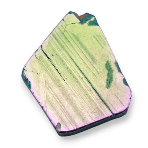 Titanium agate slice with hole 38x29 mm no 287 Titanium agate slice with hole 38x29 mm no 287