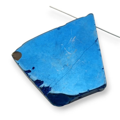 Agate titanium slice with hole 38x31 mm no 224 Agate titanium slice with hole 38x31 mm no 224