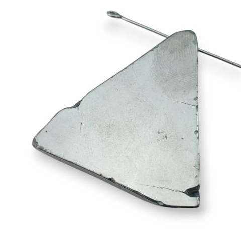 Titanium agate slice with hole 38x33 mm no 174 Titanium agate slice with hole 38x33 mm no 174