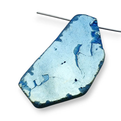 Agate titanium slice with hole 39x21 mm no 92 Agate titanium slice with hole 39x21 mm no 92