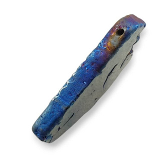 Agat tytanowy plaster z dziurką 39x21 mm nr 92