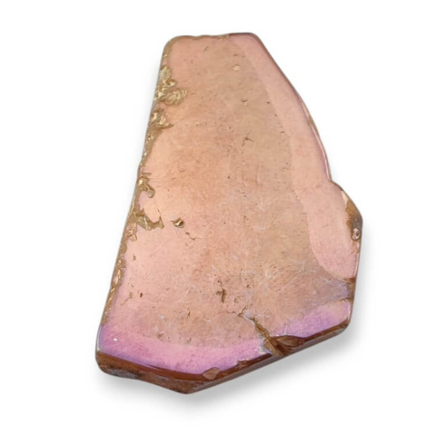 Titanium agate slice with hole 39x25 mm no 305 Titanium agate slice with hole 39x25 mm no 305
