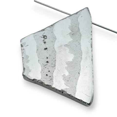 Titanium agate slice with hole 39x27 mm no 140 Titanium agate slice with hole 39x27 mm no 140