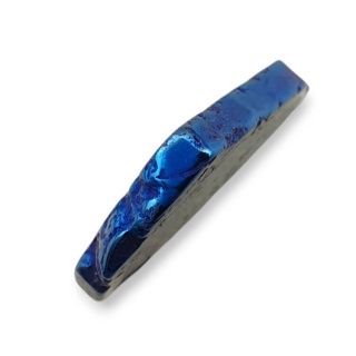 Agat tytanowy plaster z dziurką 39x31 mm nr 222