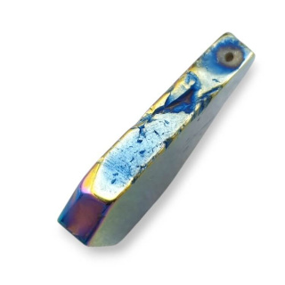 Agat tytanowy plaster z dziurką 39x32 mm nr 277