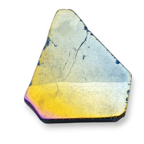 Titanium agate slice with hole 39x32 mm no 277 Titanium agate slice with hole 39x32 mm no 277