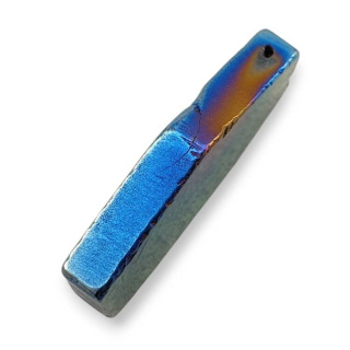 Agat tytanowy plaster z dziurką 40x22 mm nr 79