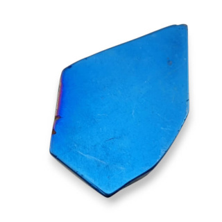 Agat tytanowy plaster z dziurką 40x27 mm nr 206