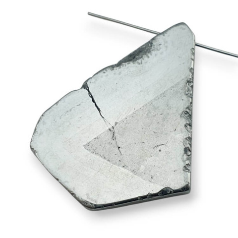 Titanium agate slice with hole 40x29 mm no 147 Titanium agate slice with hole 40x29 mm no 147