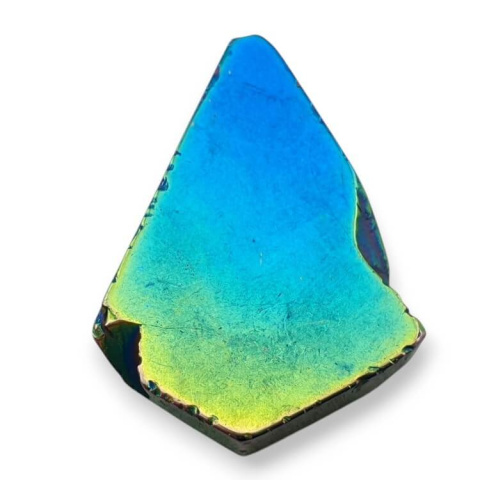 Titanium agate slice with hole 41x29 mm no. 249 Titanium agate slice with hole 41x29 mm no. 249