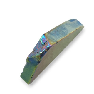Agat tytanowy plaster z dziurką 41x31 mm nr 286