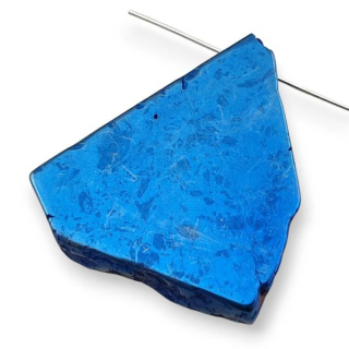 Agat tytanowy plaster z dziurką 41x34 mm nr 236
