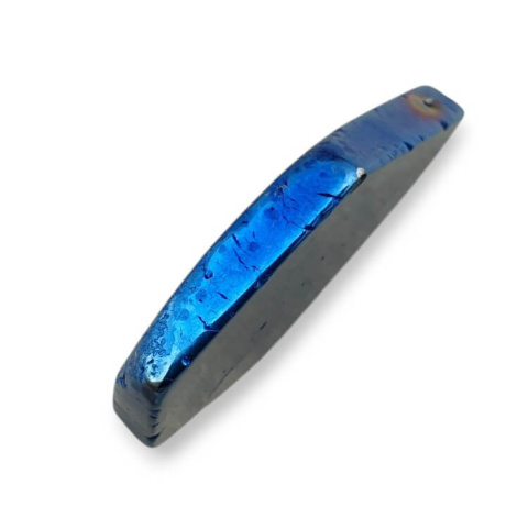 Agate titanium slice with hole 42x27 mm no. 205 Agate titanium slice with hole 42x27 mm no. 205