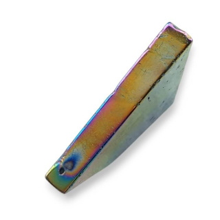 Agat tytanowy plaster z dziurką 42x34 mm nr 302
