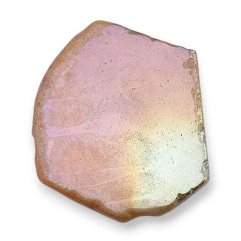 Titanium agate slice with hole 42x34 mm no 315 Titanium agate slice with hole 42x34 mm no 315