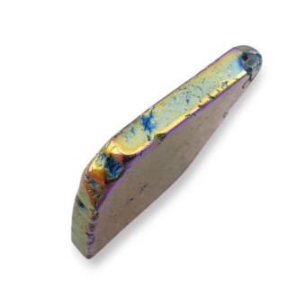 Agat tytanowy plaster z dziurką 43x29 mm nr 250