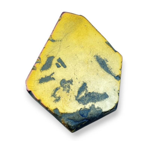 Titanium agate slice with hole 43x31 mm no 288 Titanium agate slice with hole 43x31 mm no 288