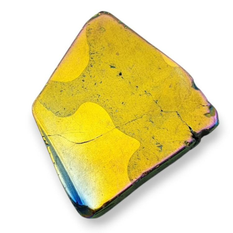 Titanium agate slice with hole 45x34 mm no 301 Titanium agate slice with hole 45x34 mm no 301