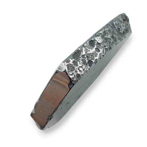 Titanium agate slice with hole 48x30 mm no 132 Titanium agate slice with hole 48x30 mm no 132
