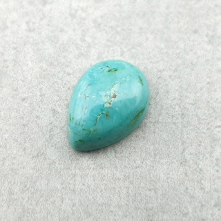 Turkus tybetański kaboszon 10x7 mm nr 197