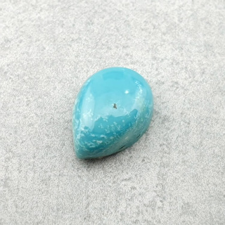 Turkus tybetański kaboszon 10x7 mm nr 198