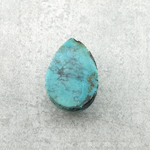 Tibetan turquoise cabochon 10x7 mm no. 204 Tibetan turquoise cabochon 10x7 mm no. 204
